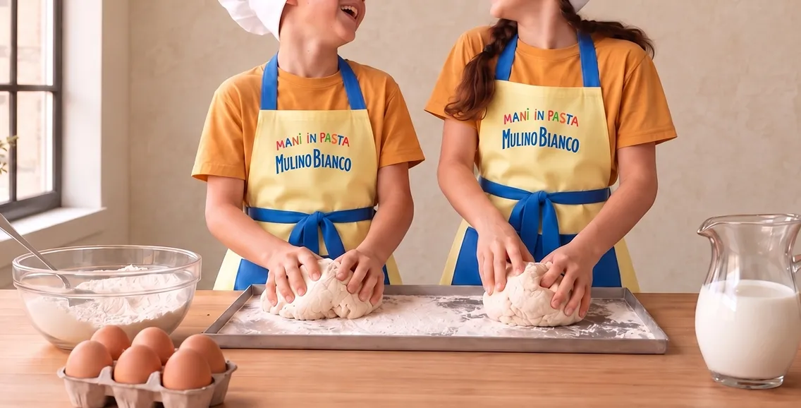 immagine mani in pasta biscotti