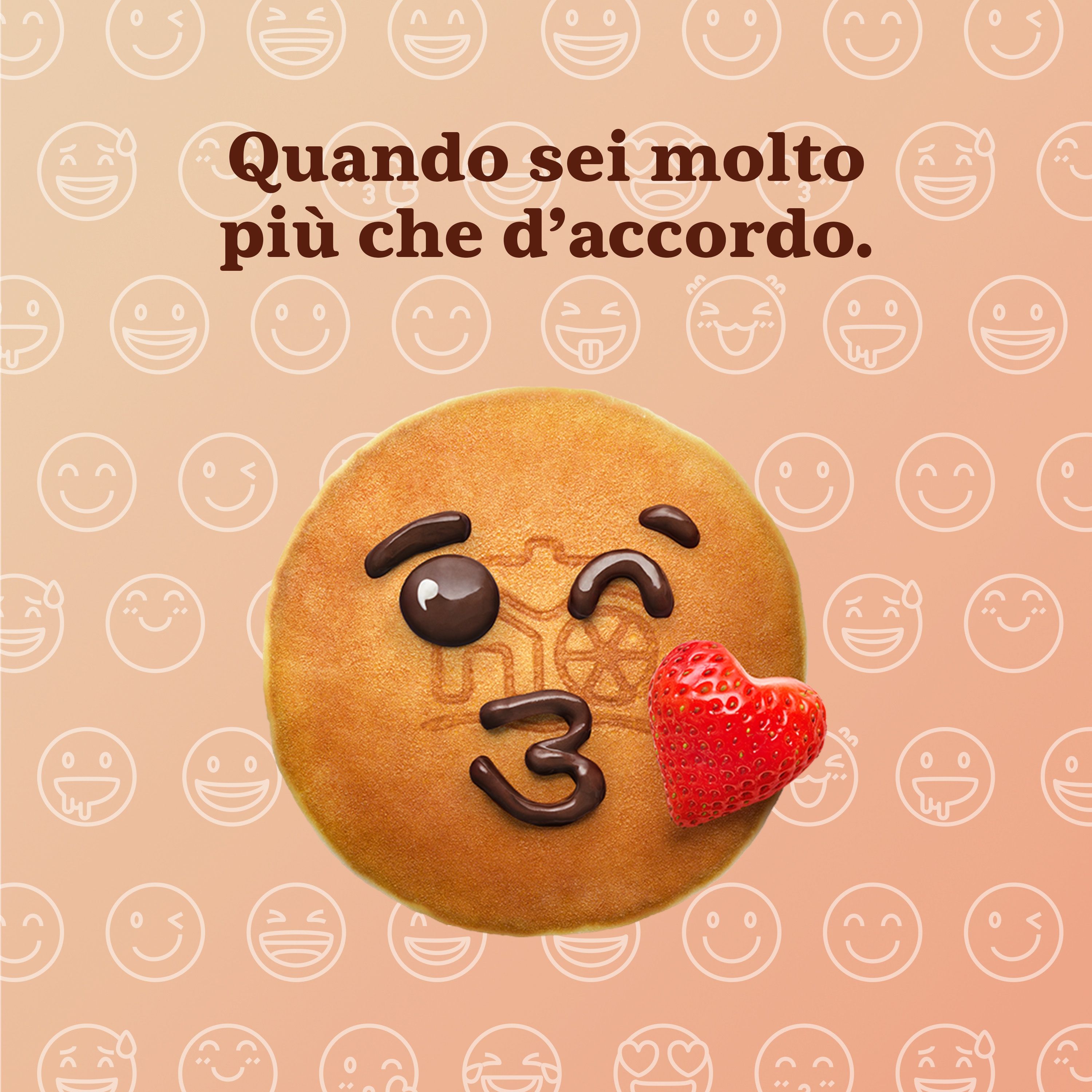 Crea il tuo pancake emoji Mulino Bianco