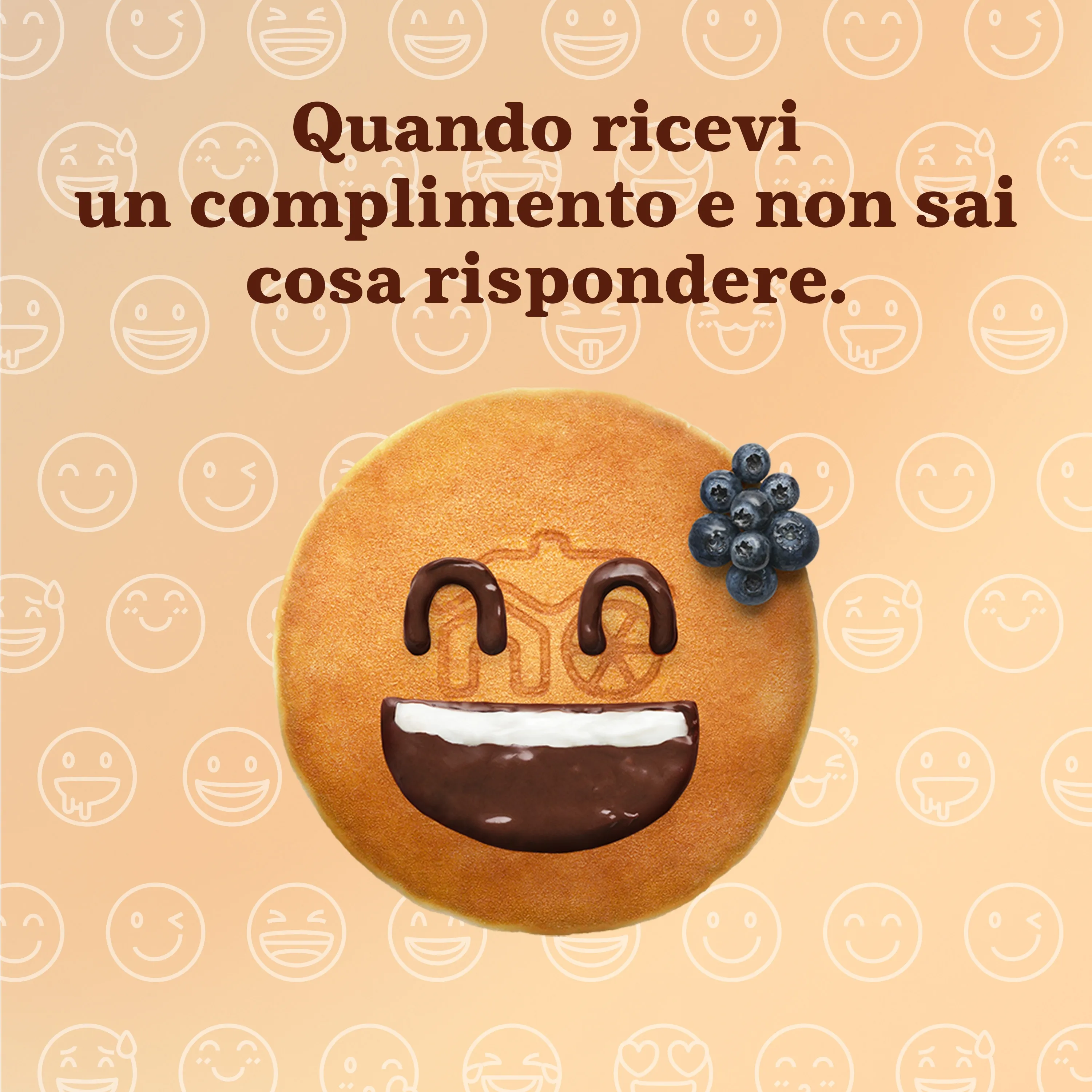 Crea il tuo pancake emoji Mulino Bianco