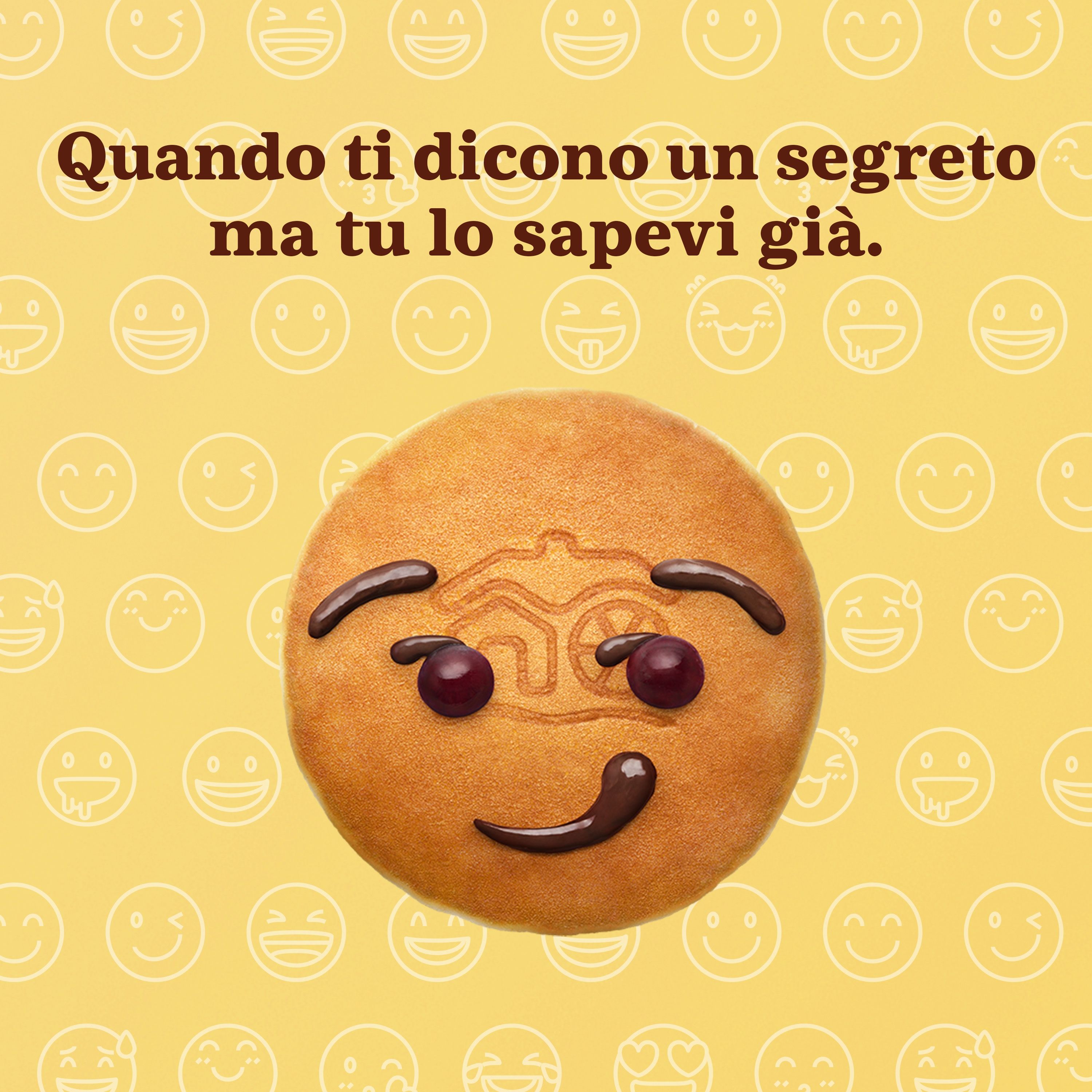 Crea il tuo pancake emoji Mulino Bianco