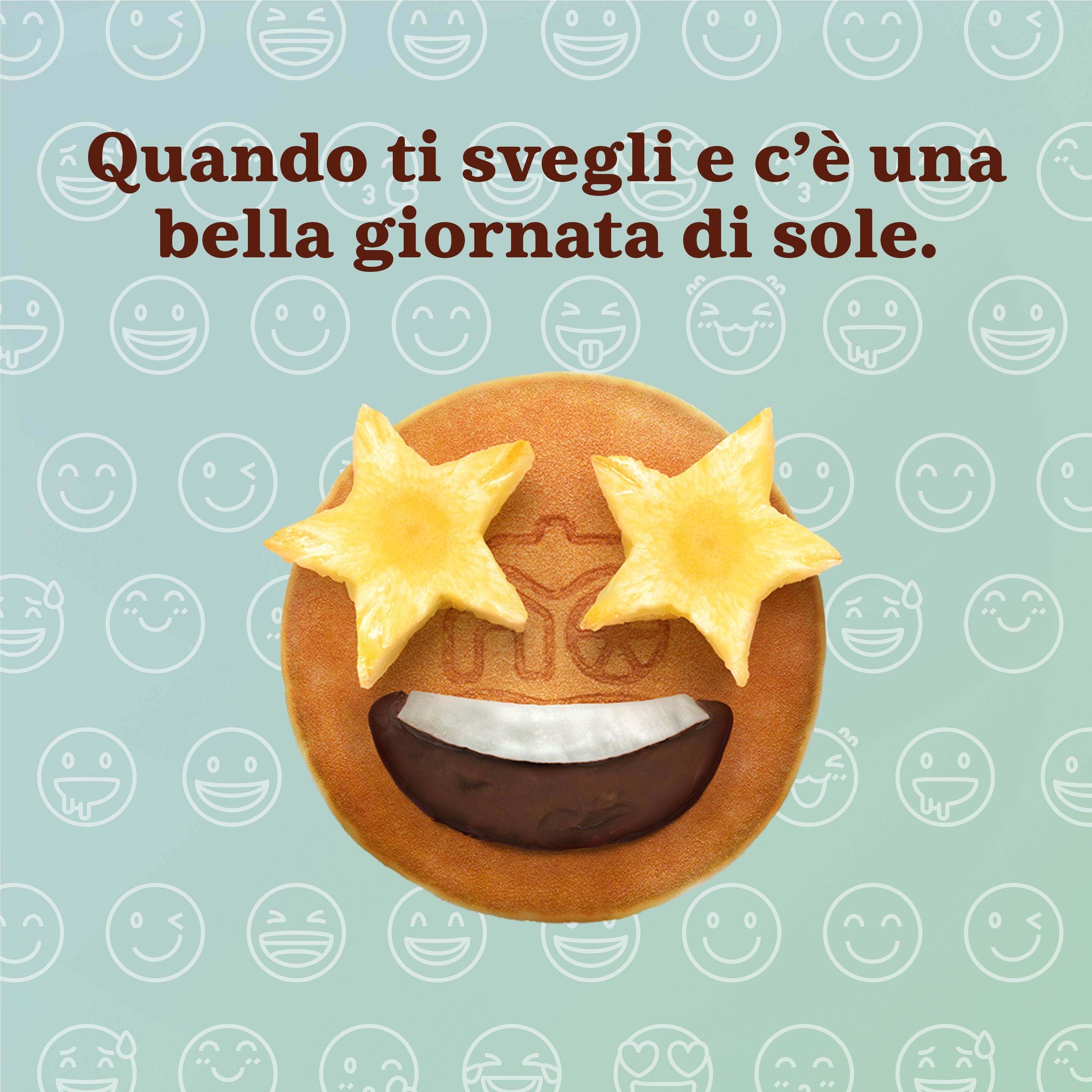 Crea il tuo pancake emoji Mulino Bianco