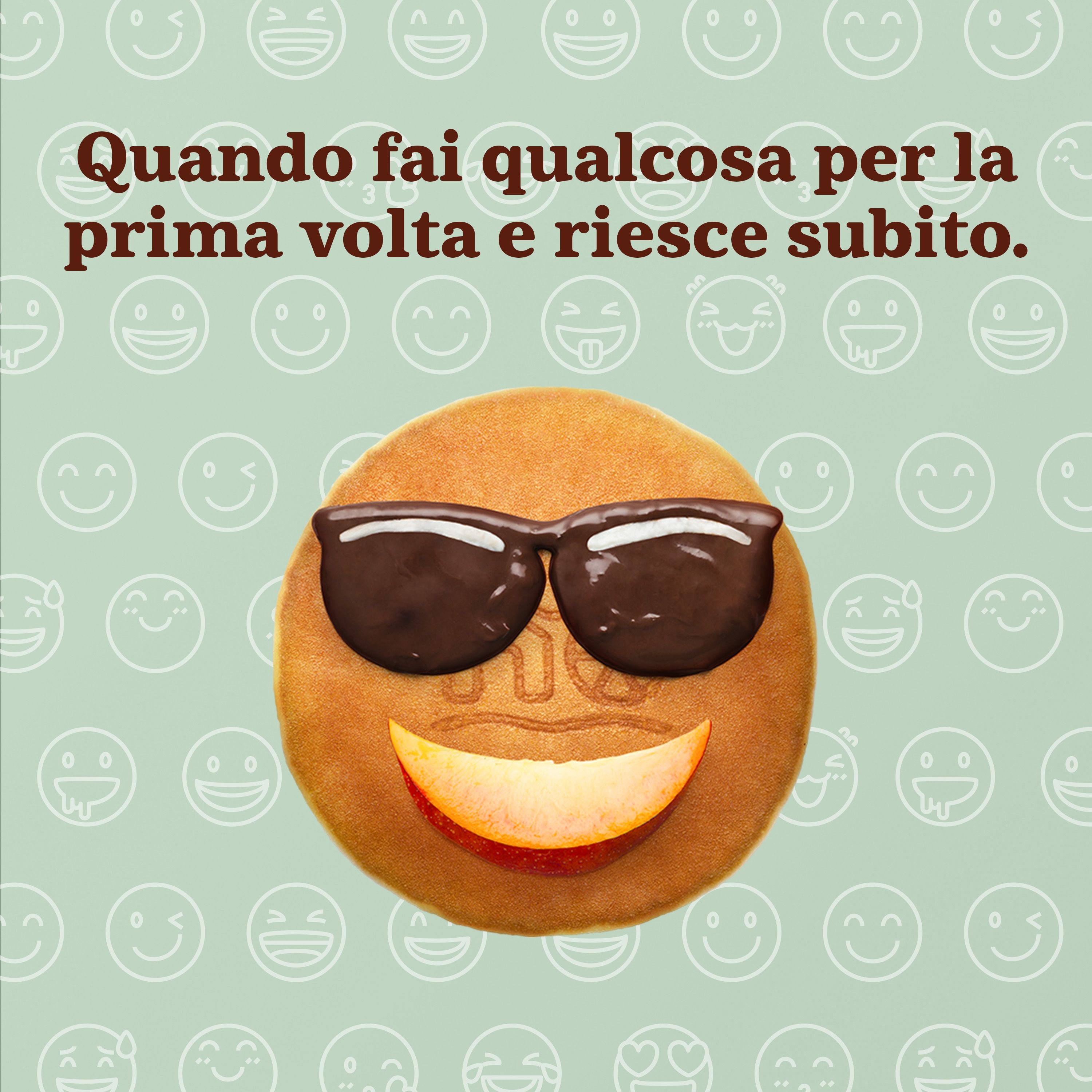 Crea il tuo pancake emoji Mulino Bianco