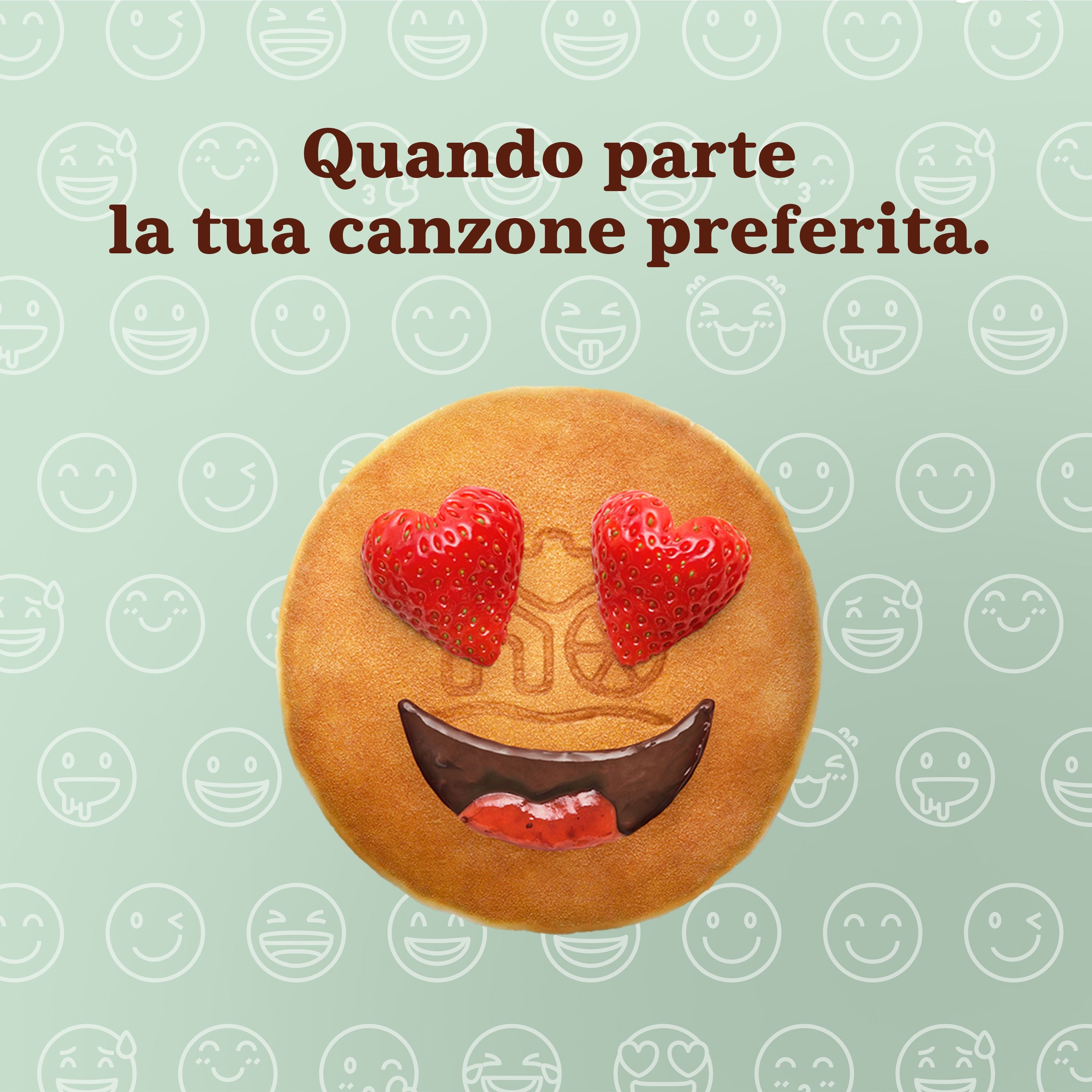 Crea il tuo pancake emoji Mulino Bianco