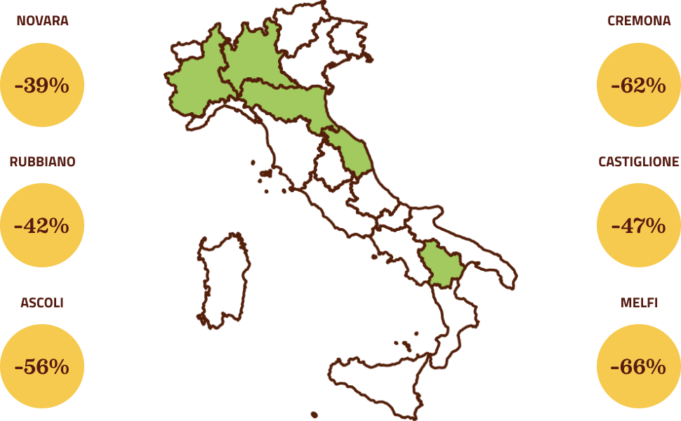 Mappa stabilimenti