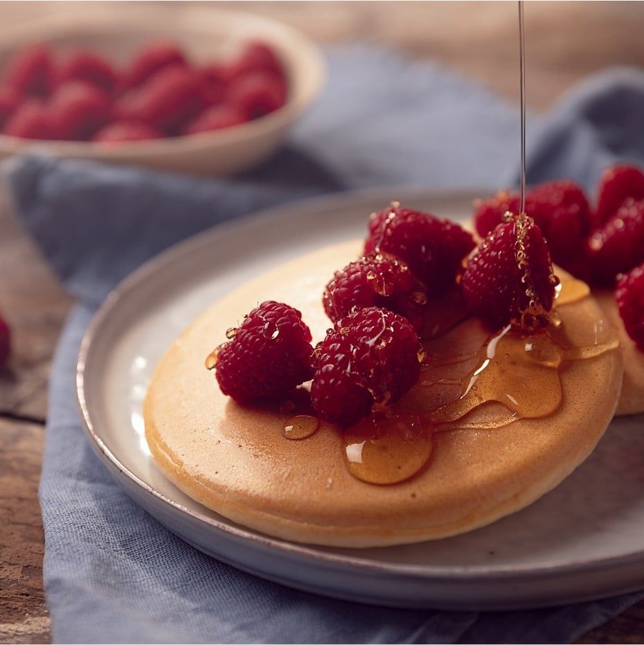 Pancake con yogurt greco