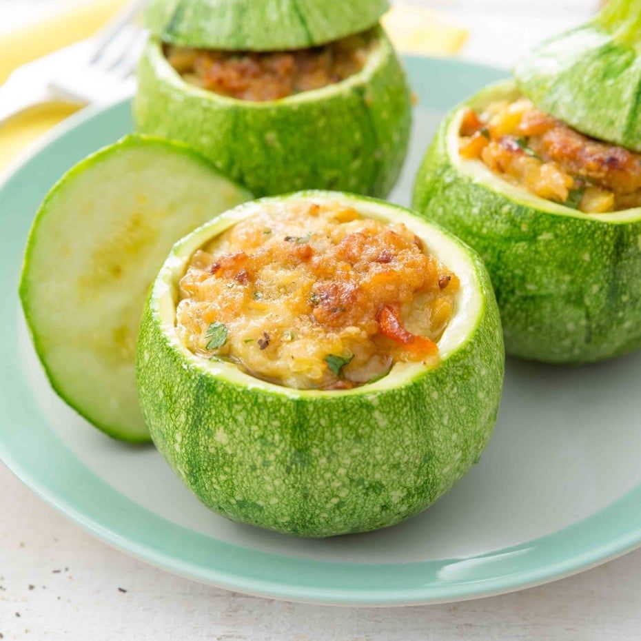Zucchine ripiene ai Cracker