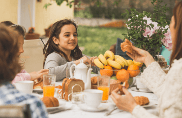 Colazione all'aperto