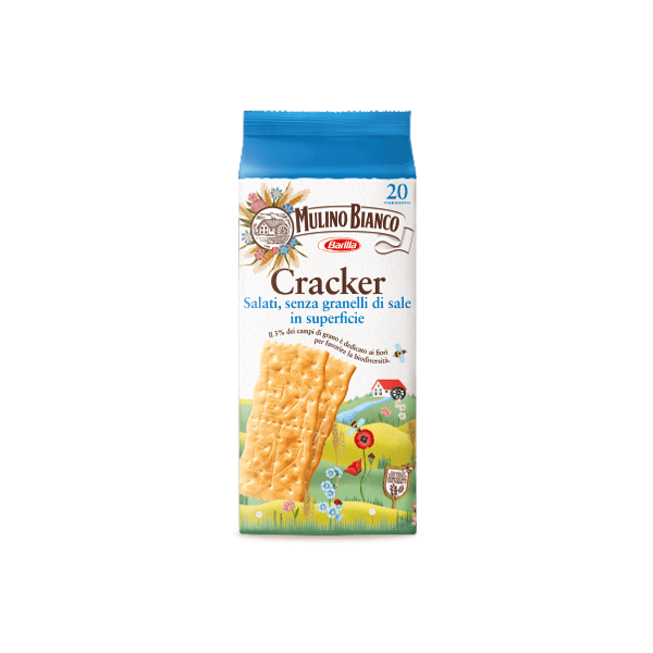 Cracker a ridotto contenuto di sale