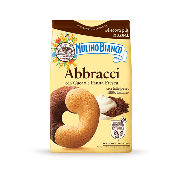 Abbracci con Cacao e Panna Fresca Mulino Bianco