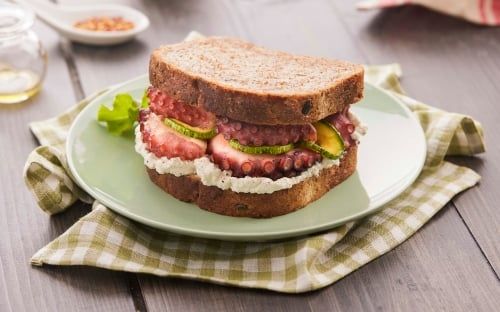 Panino con polpo